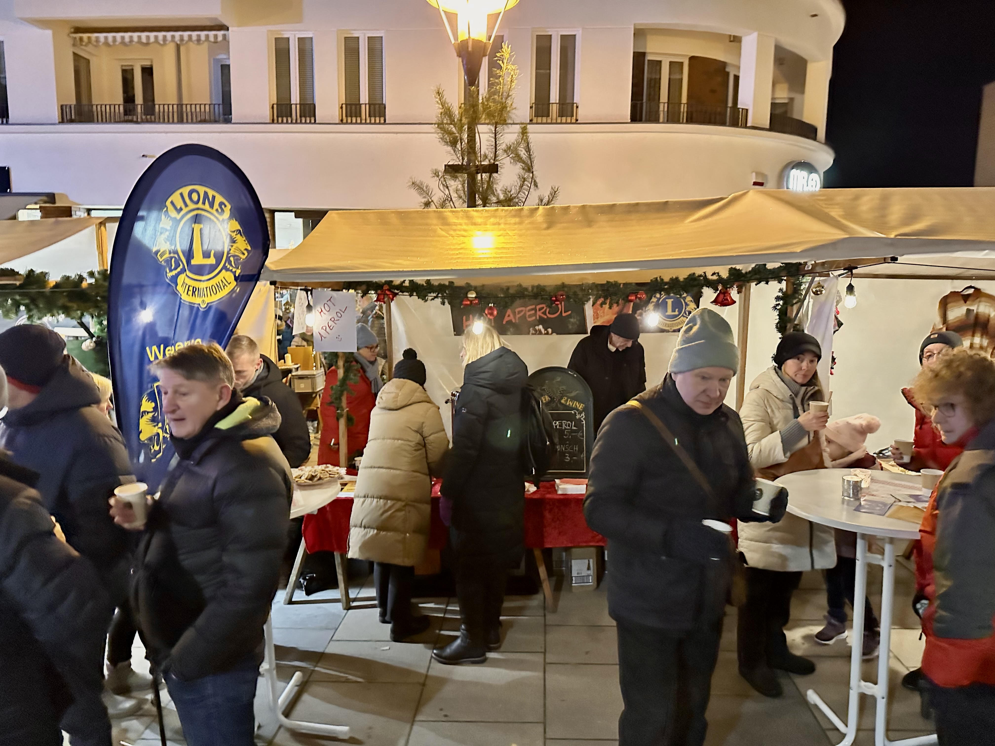 Stand auf dem Adventsmarkt Kleinmachnow